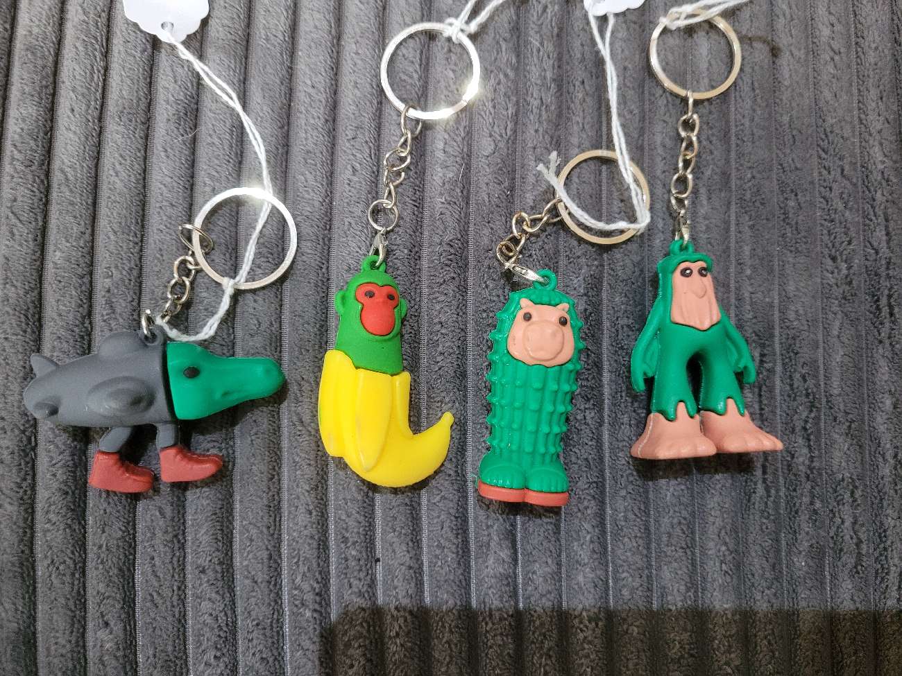 4x Mini Italian Brainrot Keychains (50p each) product bought at Lincs & Notts Air Ambulance Charity Shop for £2.00
