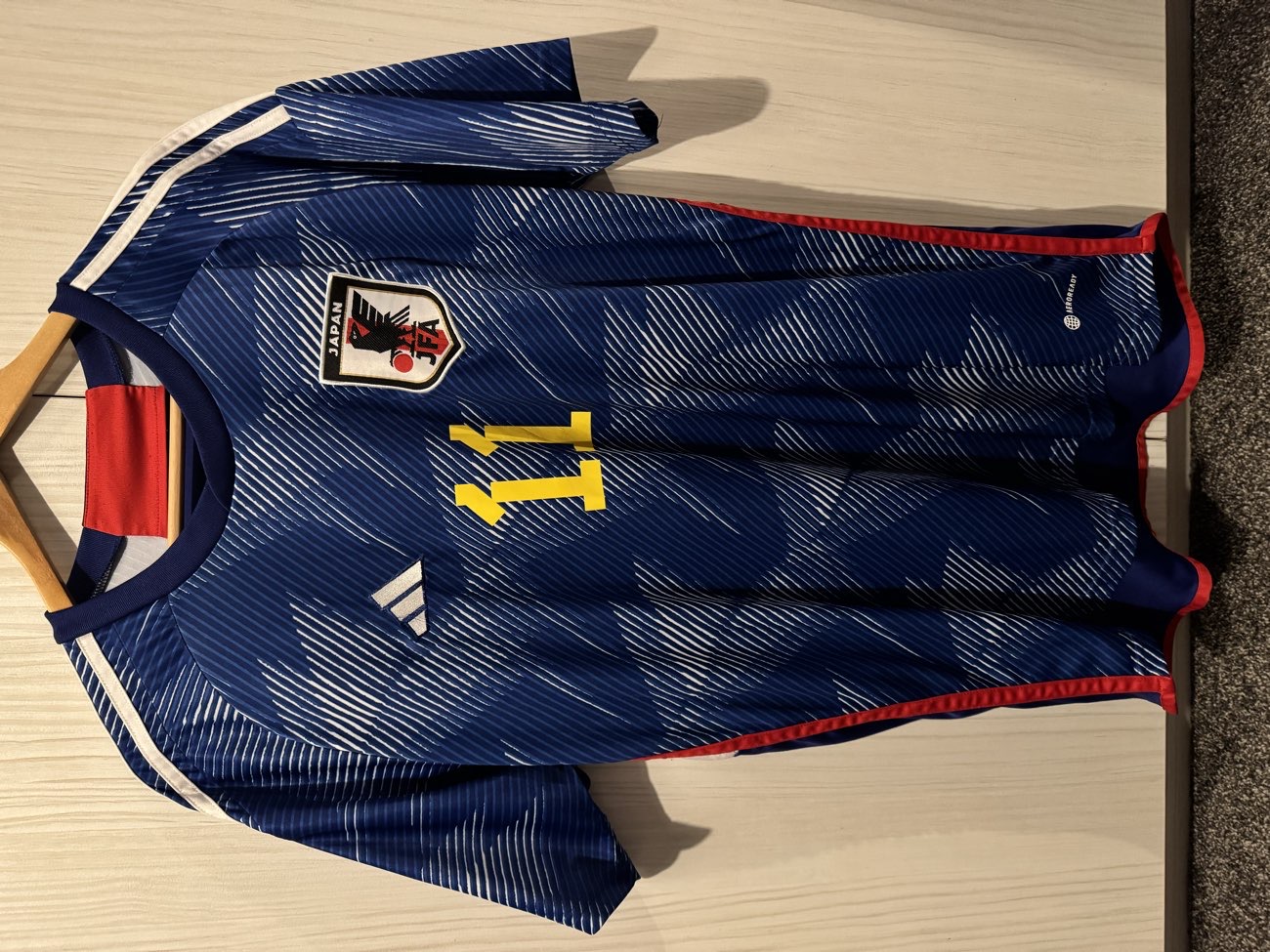 2014 Japan Kubo #11 Home Jersey bought at British Heart Foundation for £2.00