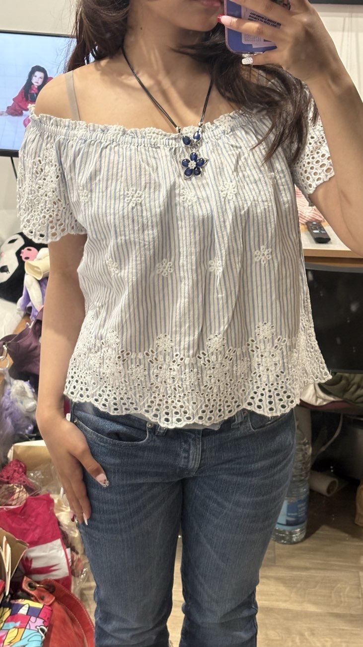 two hollister tops n supa cute overalls (?) bought at The Myton Hospices - Trinity Street, Coventry, Charity Shop