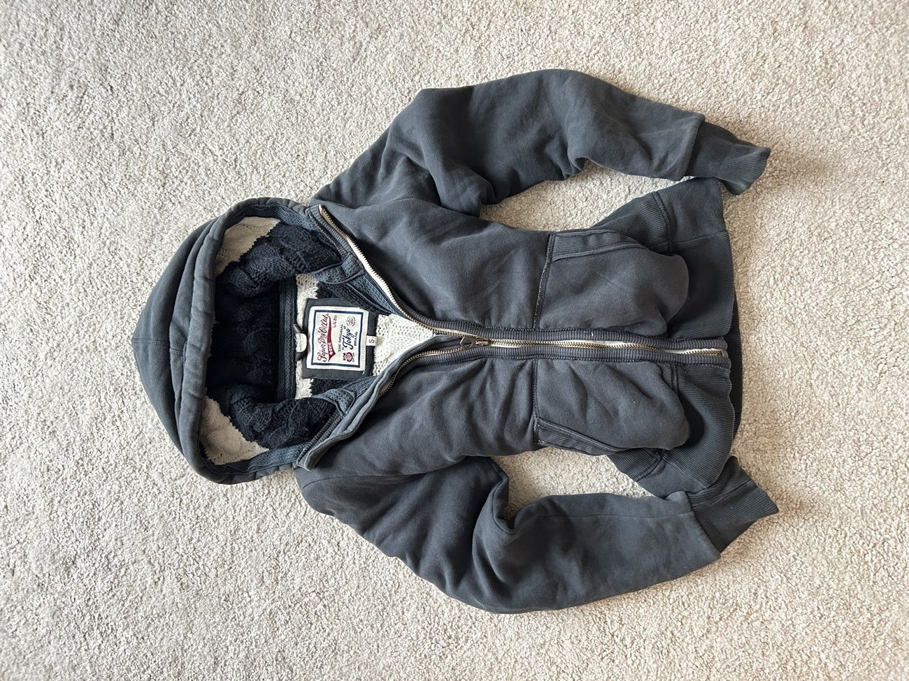 superdry fluffy hoodie bought at Cancer Research UK