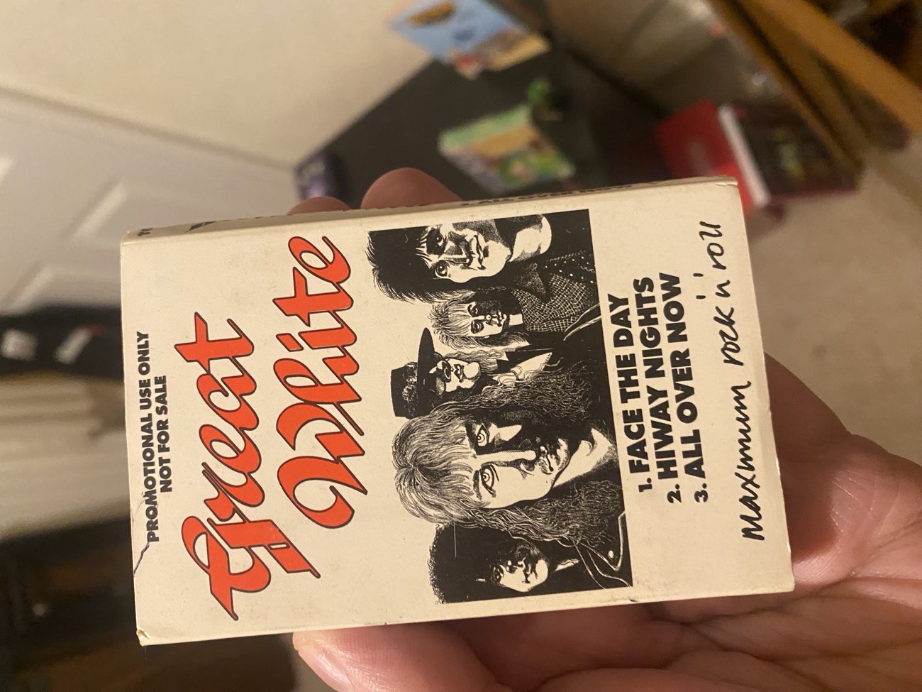 Great White Promotional Cassette Single - Face The Day product bought at YMCA for £1.00