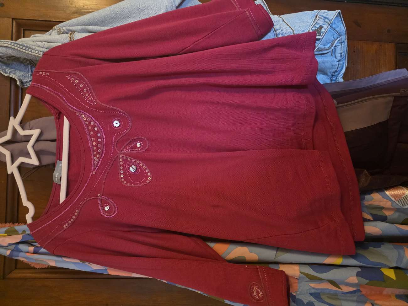 Per Una Embroidered Top bought at Cancer Research UK for £4.75