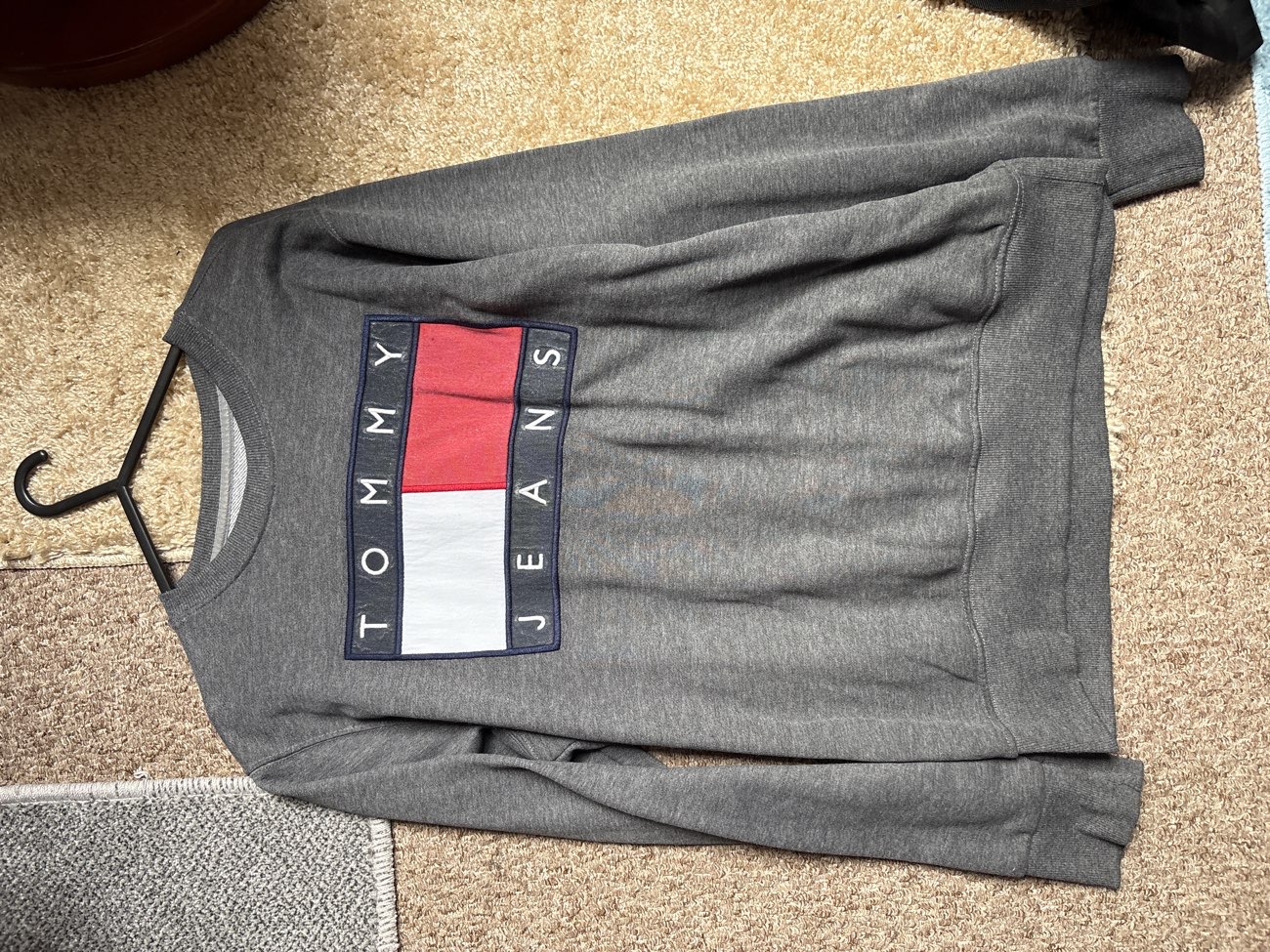 Tommy Jeans Sweatshirt bought at Edinburgh Napier University Headlock Vintage Clothing Sale for £20.00