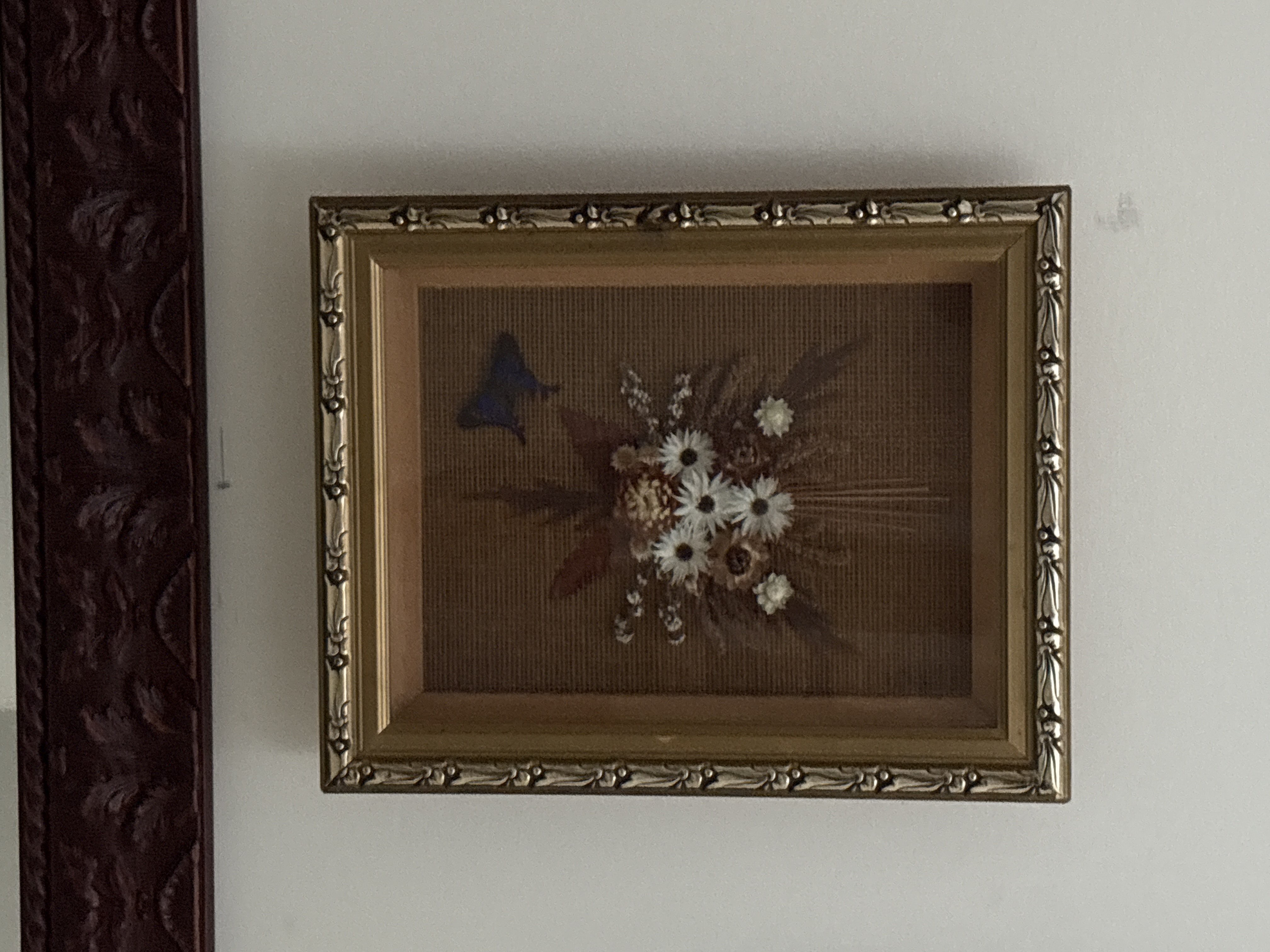 taxidermy diorama bought at Headway for £2.00