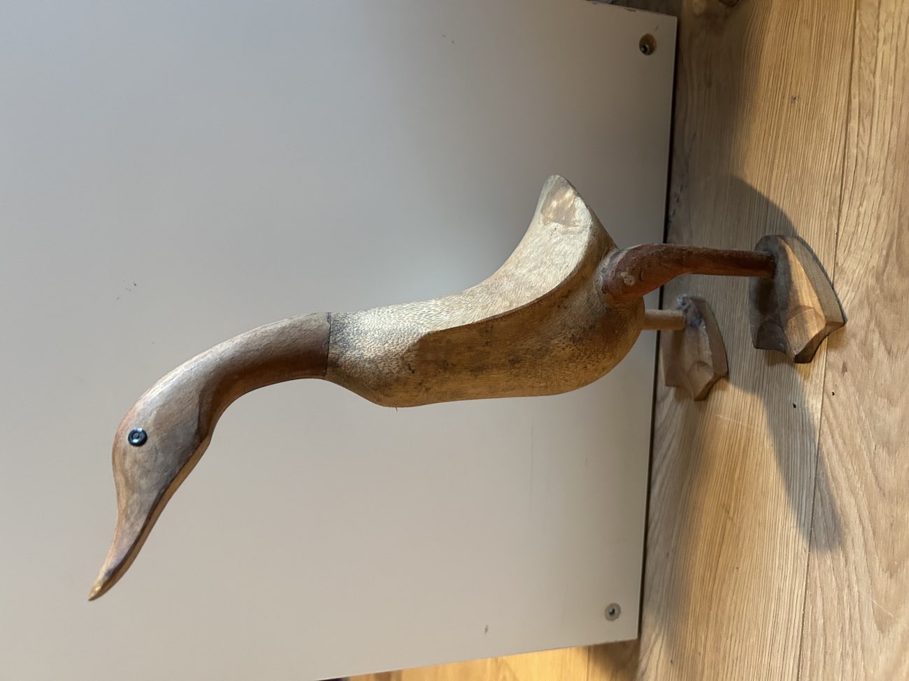 Wooden Duck bought at The Children's Society for Β£2.99