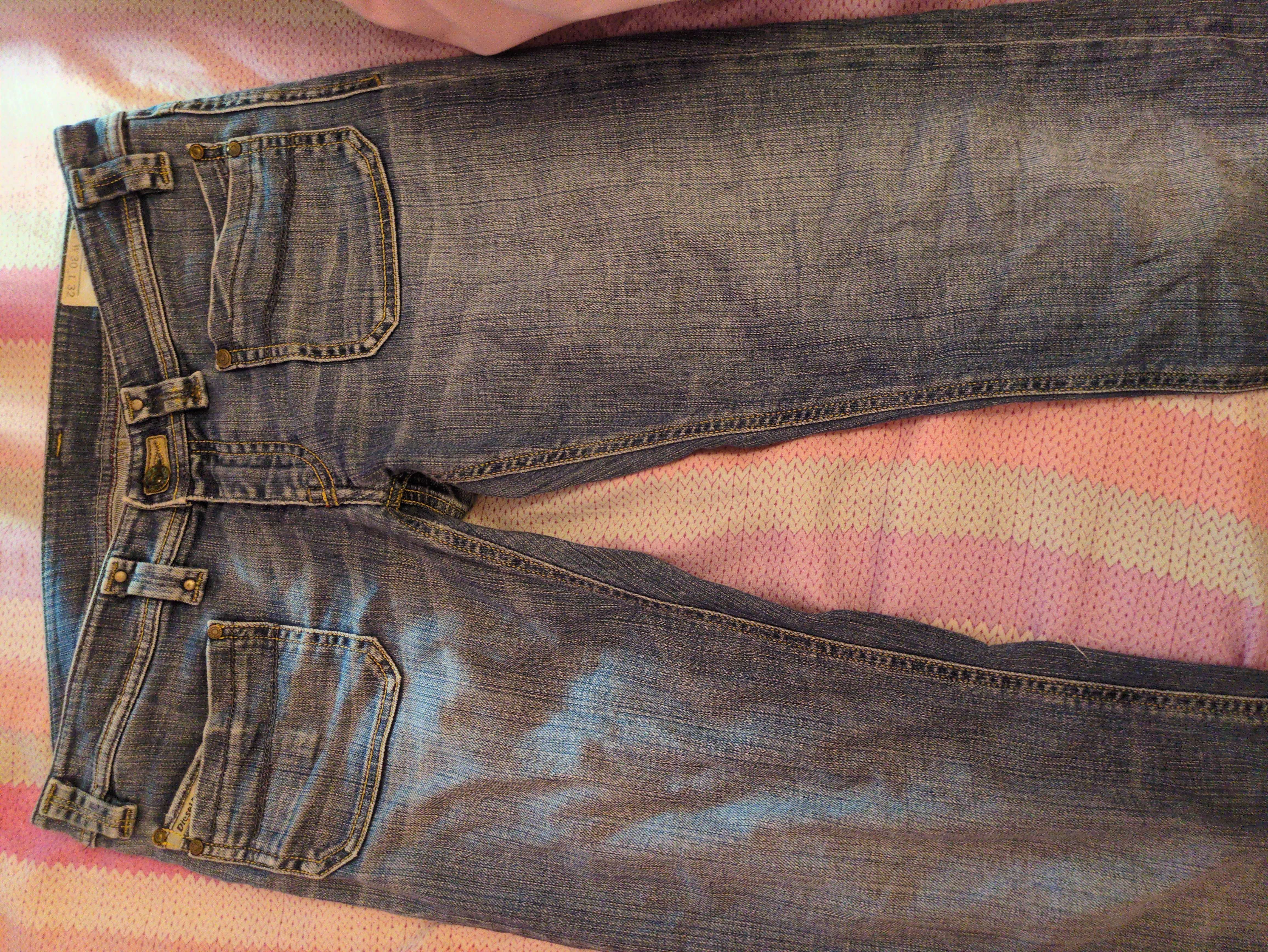 vintage lowrise Diesel jeans bought at Stranger's Things for £18.00