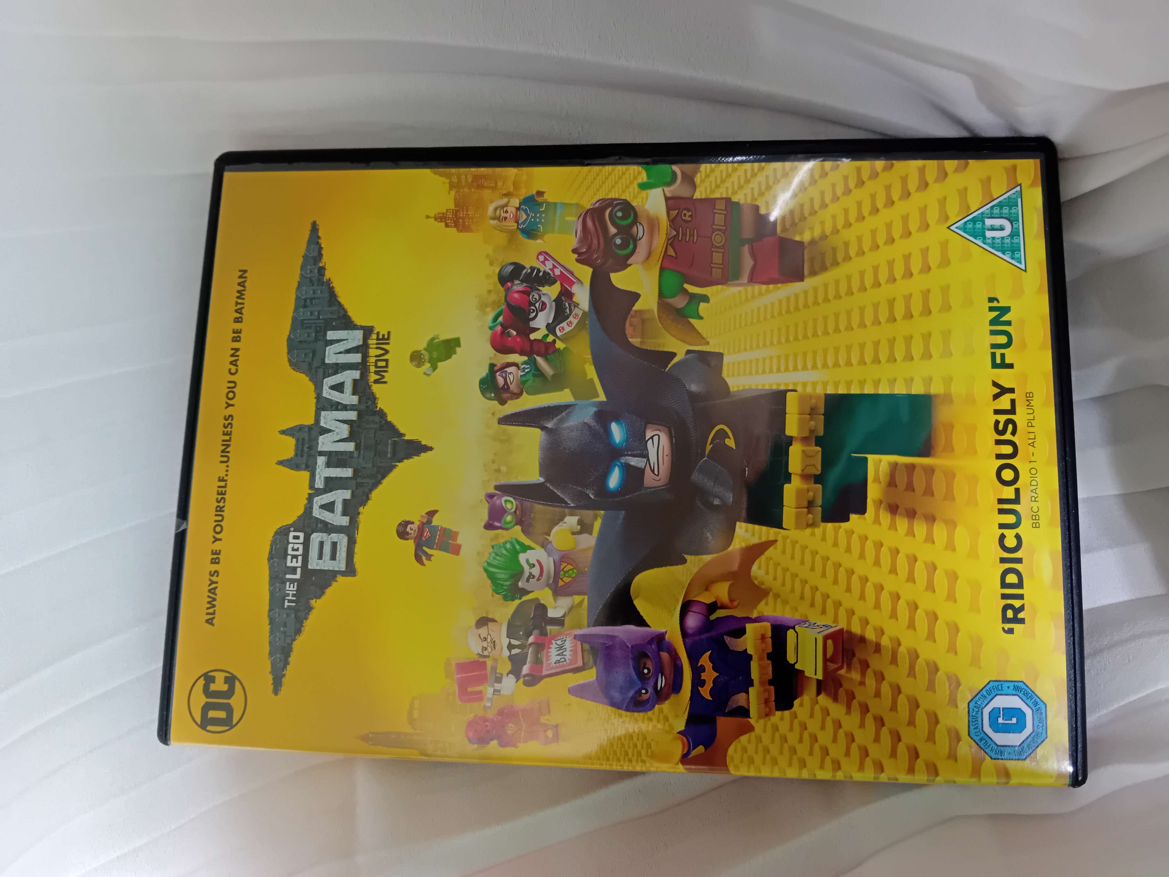 the logo batman movie dvd <3 product bought at Sue Ryder for £1.00