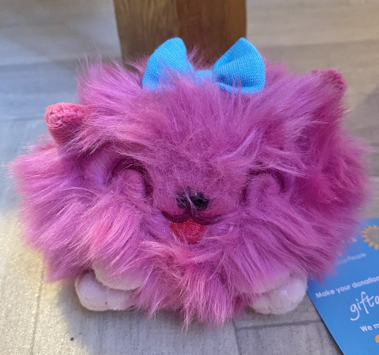 Moshi Monsters Purrdy plush product bought at St Leonard's Hospice Shop for £1.50