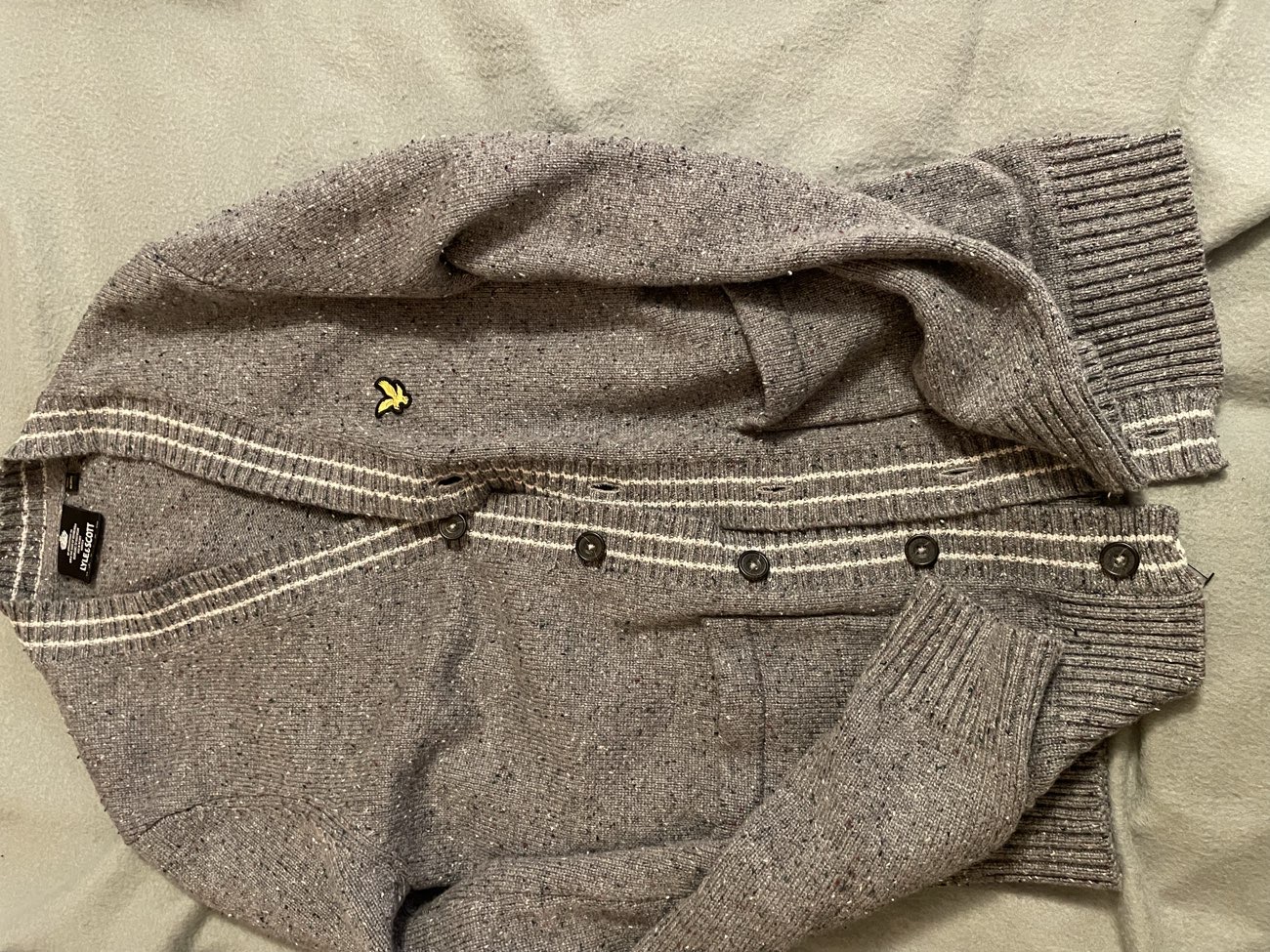 Lyle and Scott jumper bought at Yorkshire Cat Rescue Charity Shop for £4.00