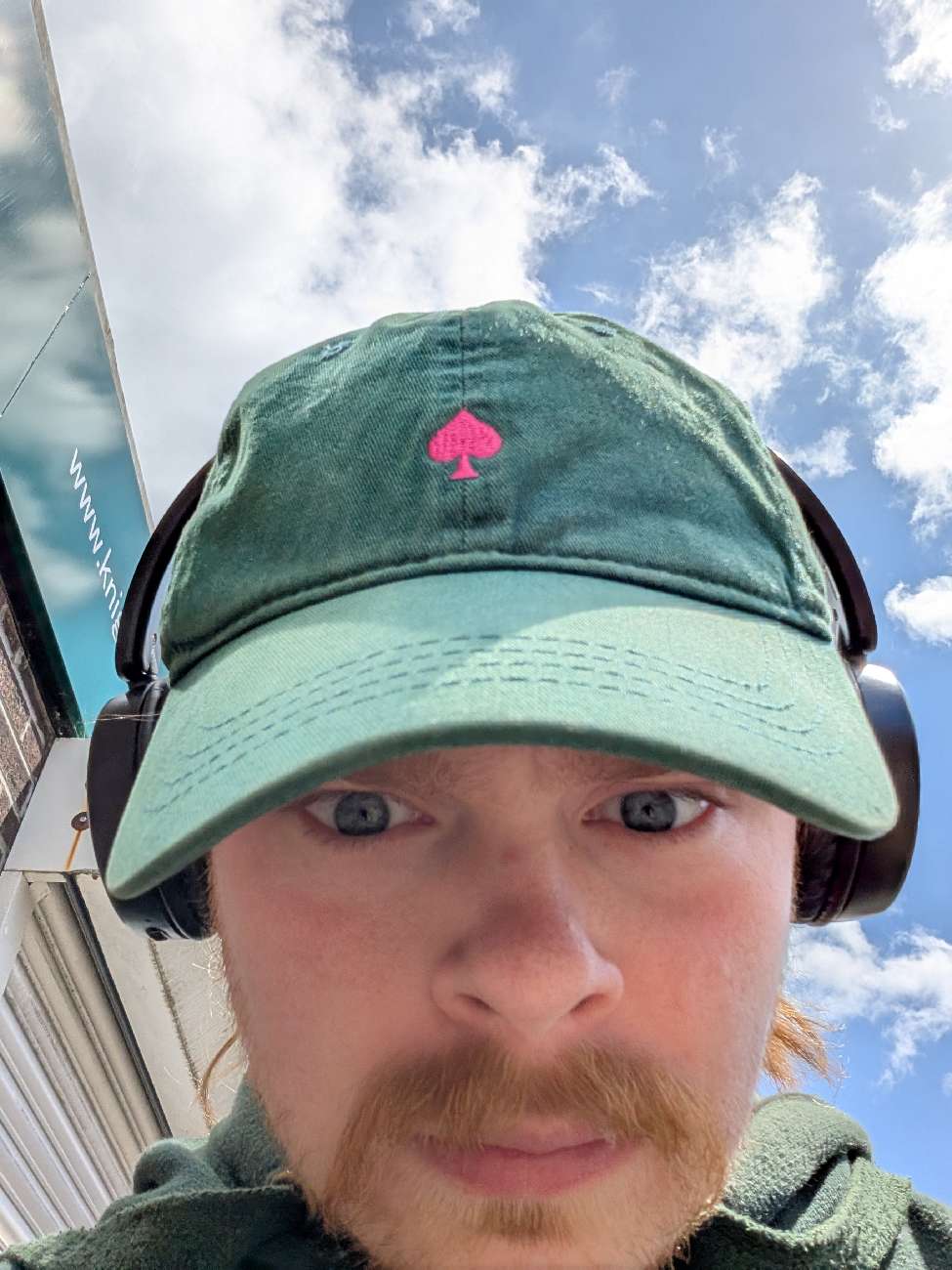 Green Spade Embroidery Cap bought at Farplace Animal Rescue for £2.50