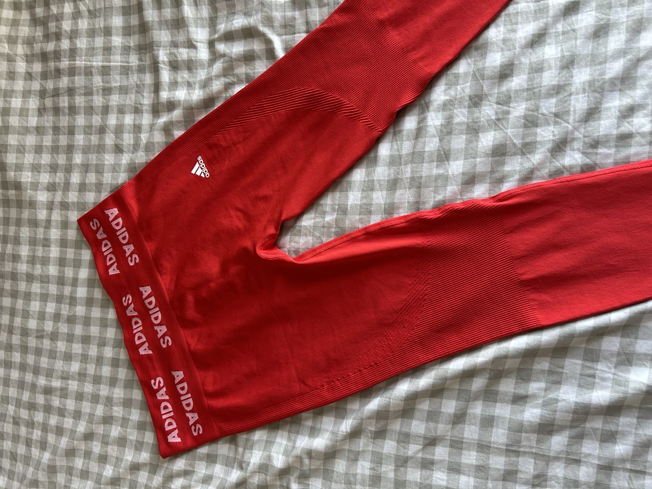 Adidas gym leggings bought at Emmaus for £6.00