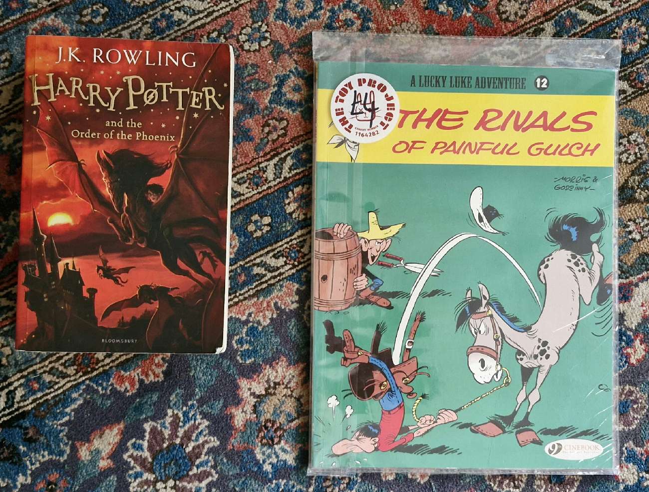 Children's books bought at The Toy Project for £5.00