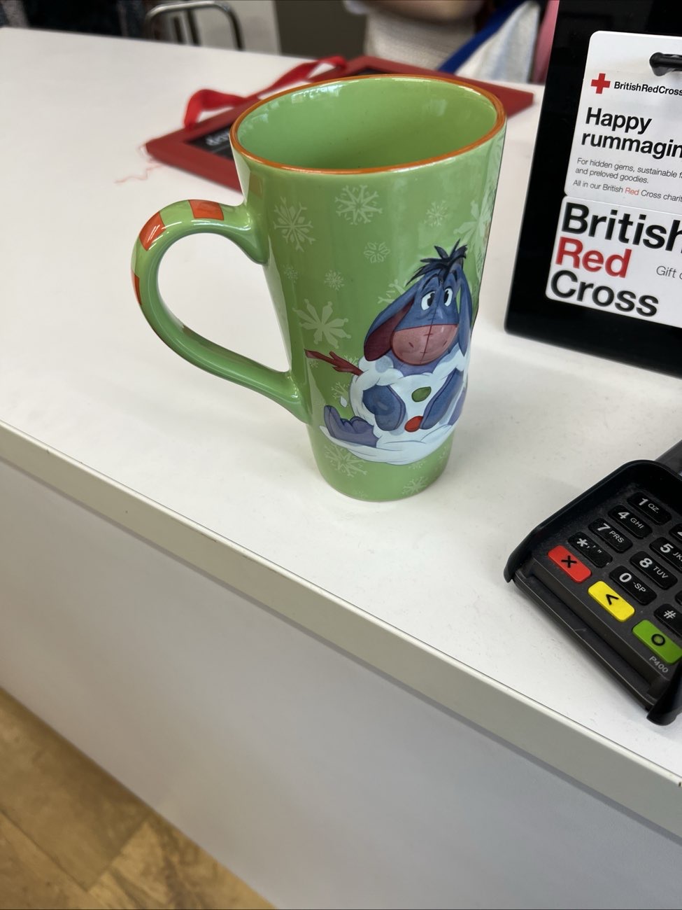 bought this cute Xmas Disney mug bought at British Red Cross for £2.00