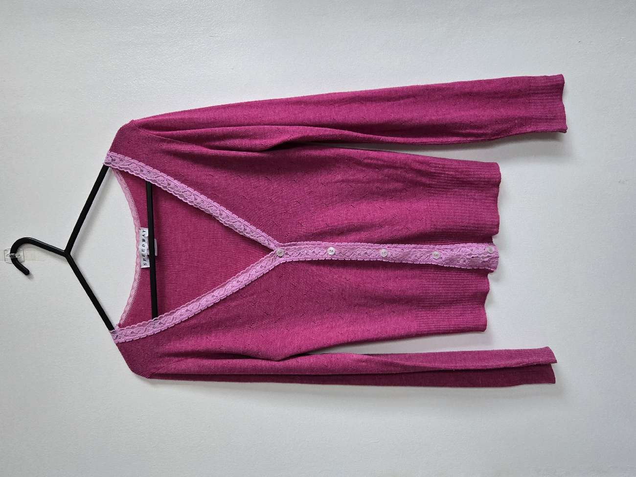 Cute pink cardigan bought at Cancer Research UK for £9.50
