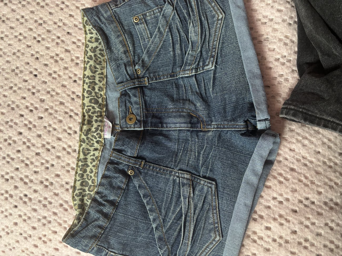 pilot 2000s y2k shorts bought at British Heart Foundation for £1.00