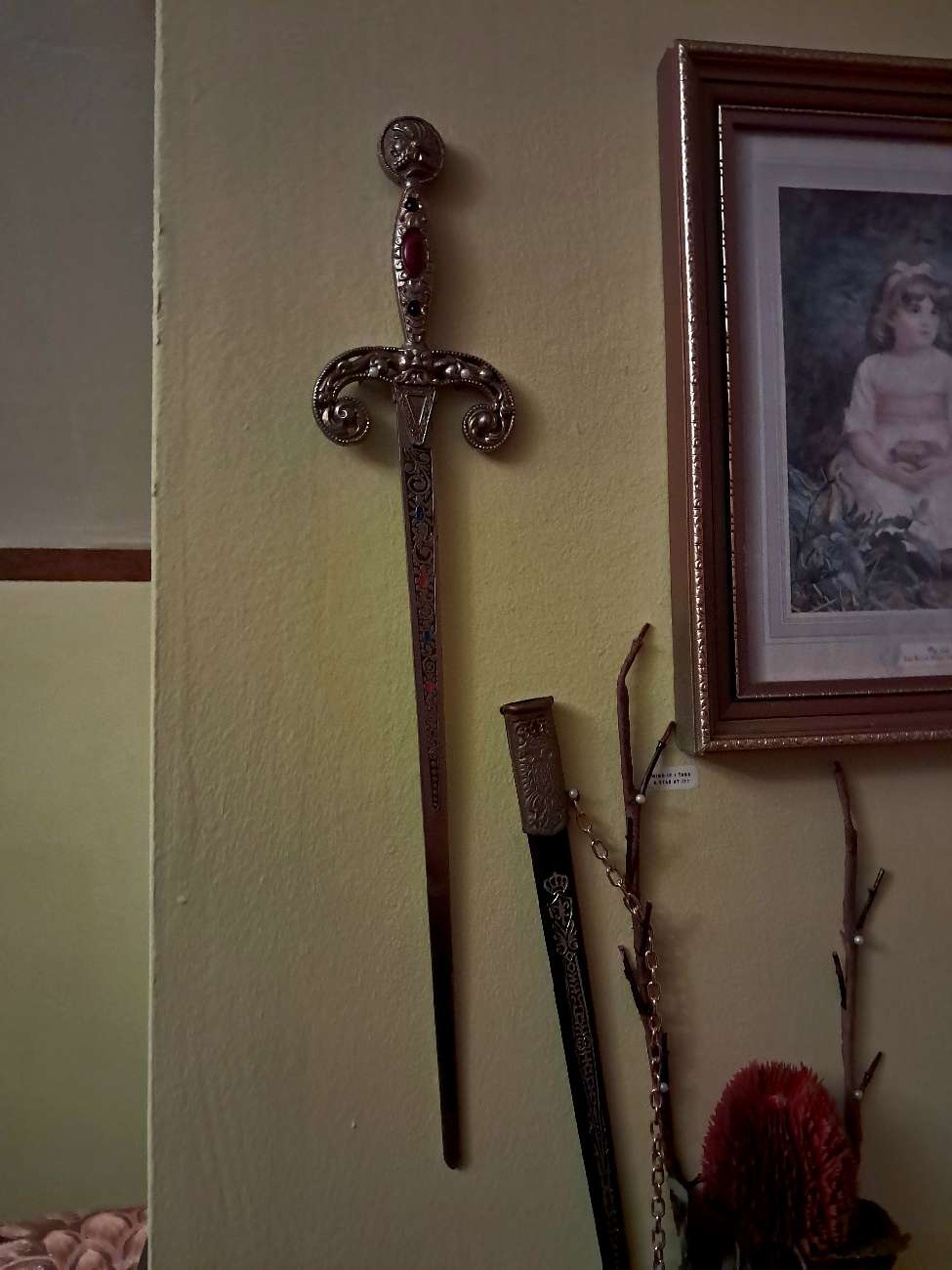 Small sword bought at Sue Ryder for £20.00