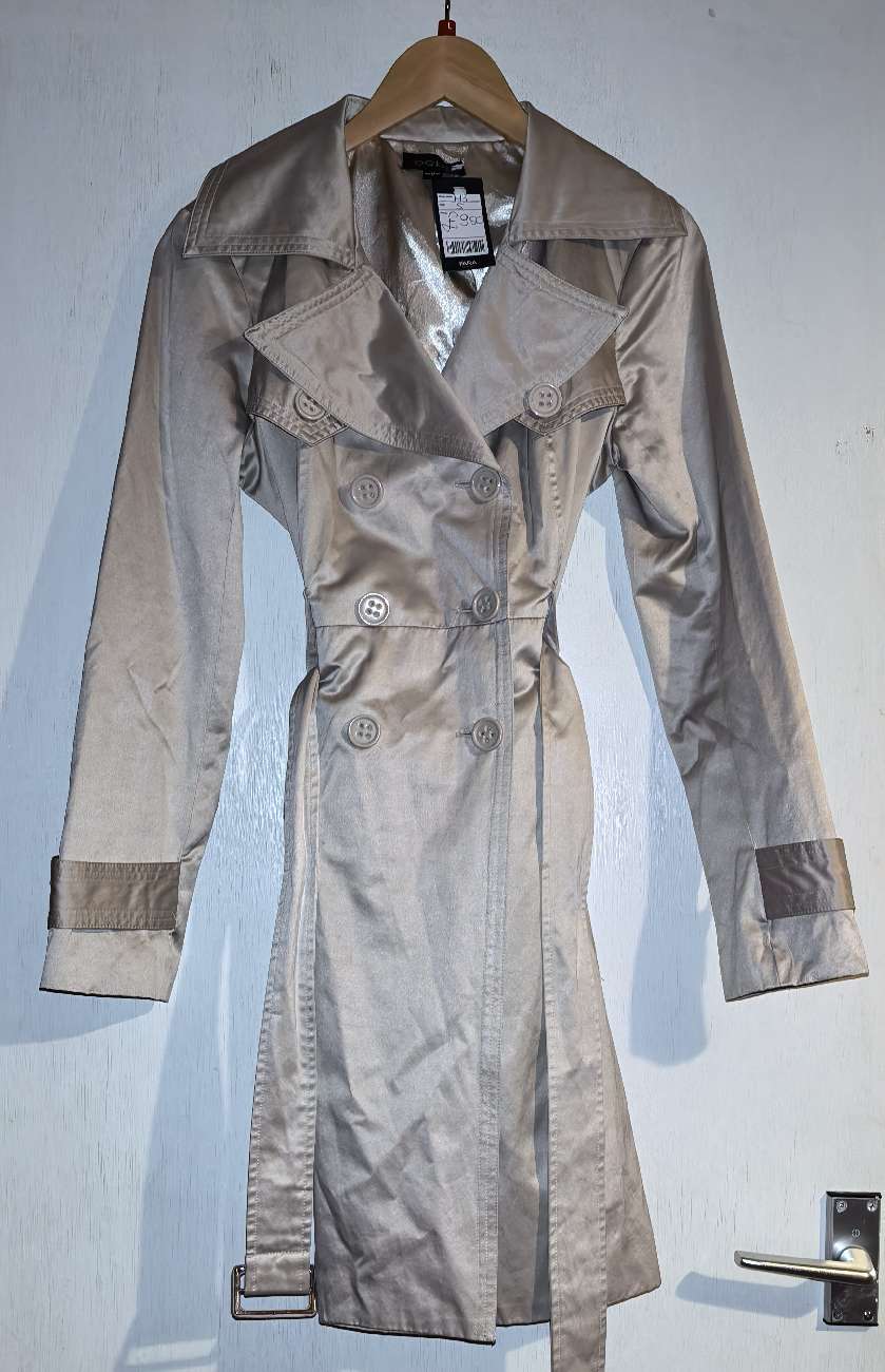 Bebe Trench Coat bought at Fara Charity Shop for £9.50