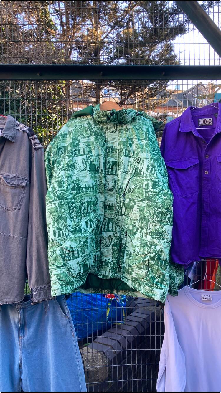 dope jacket bought at London Car Boot - Princess May School