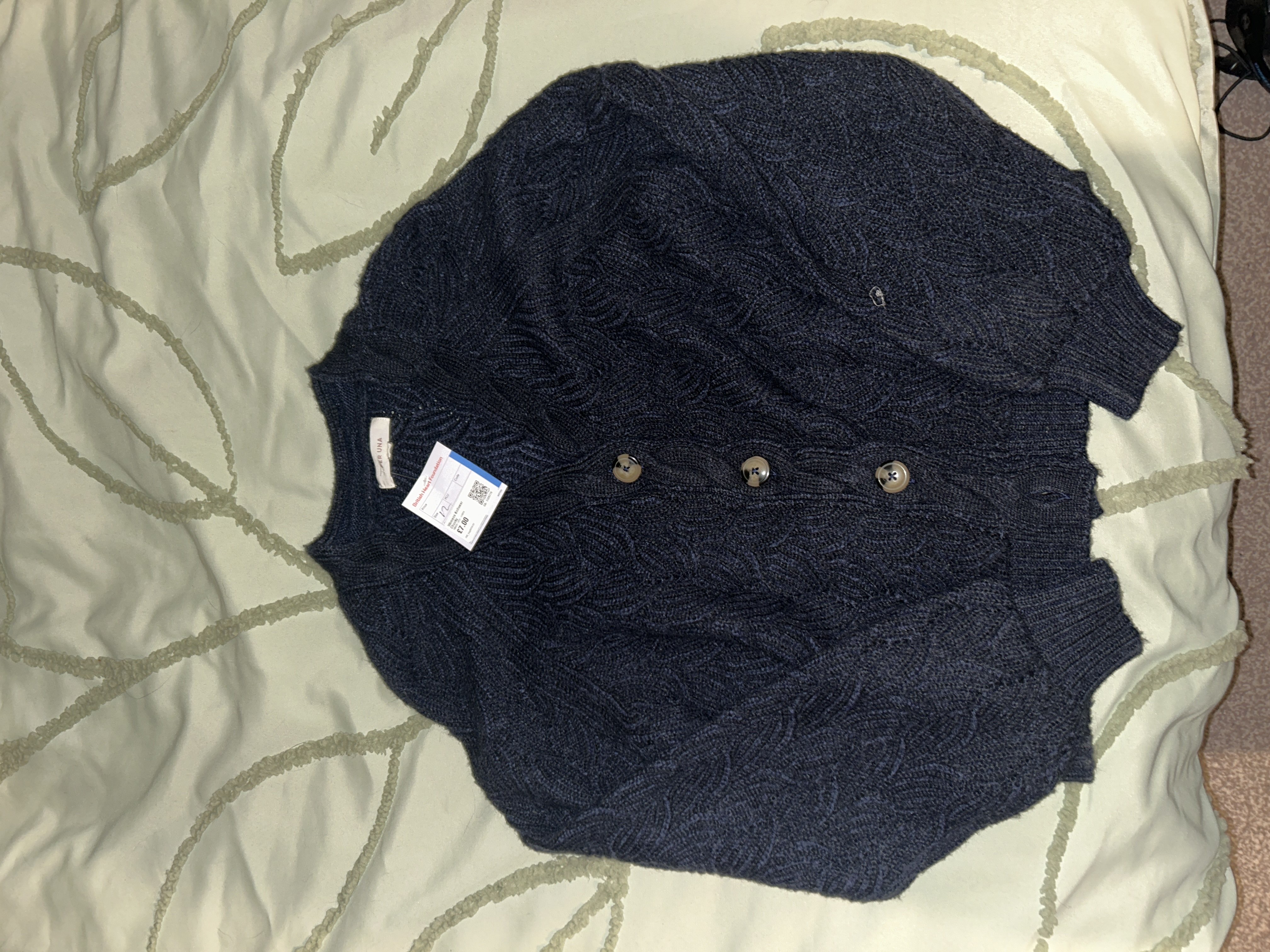 Chunky Knit Cardigan product bought at British Heart Foundation for £7.00