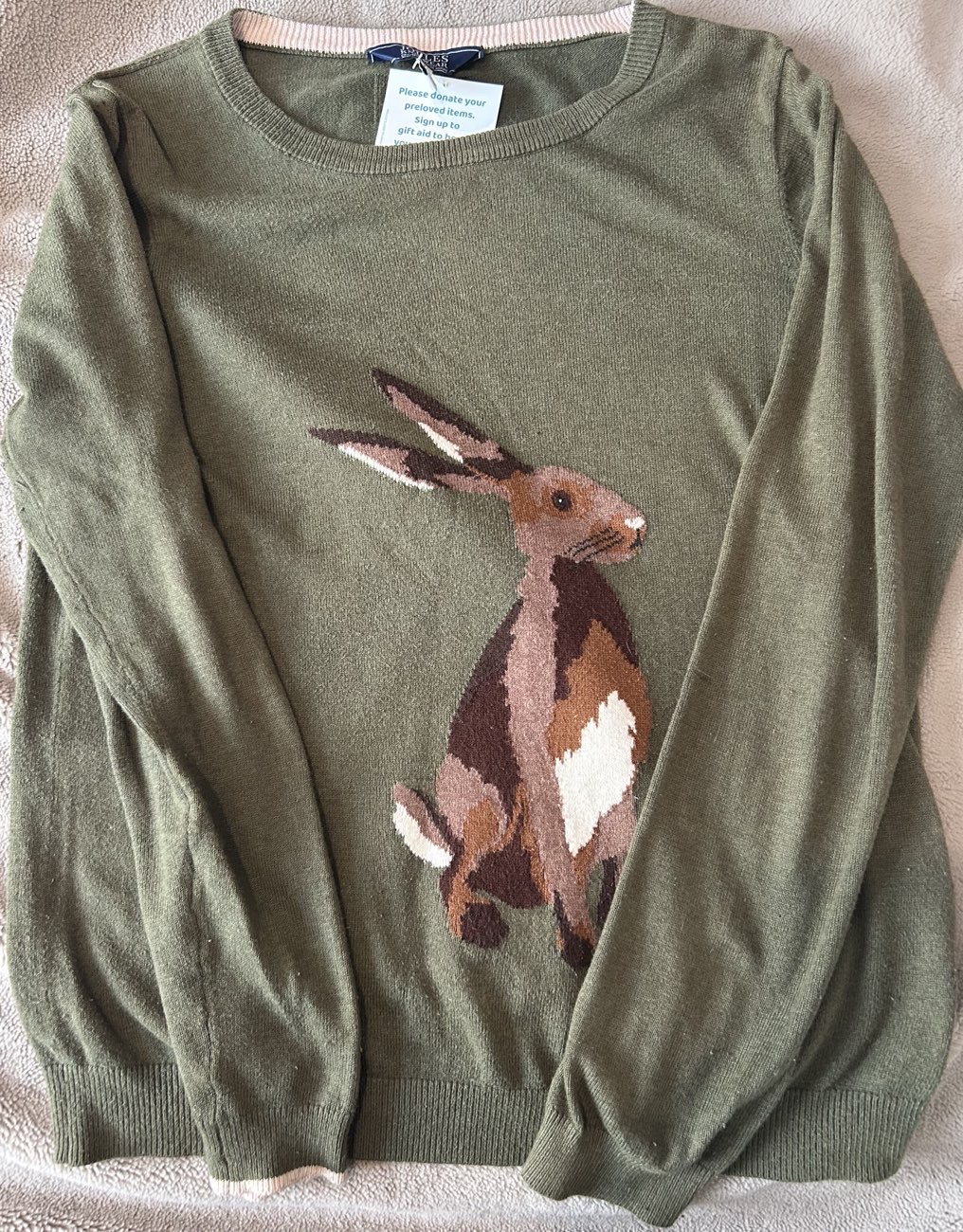Rabbit Jumper- Joules Knitwear bought at PDSA for £4.99