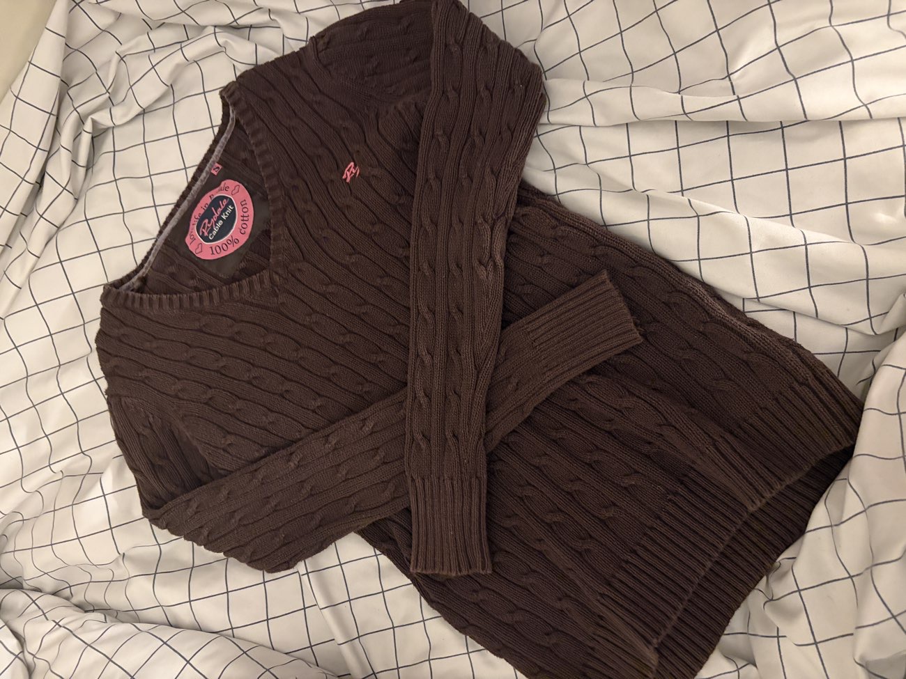 cute v-neck sweater!! bought at Re:Loved Local - Clothing & Homeware