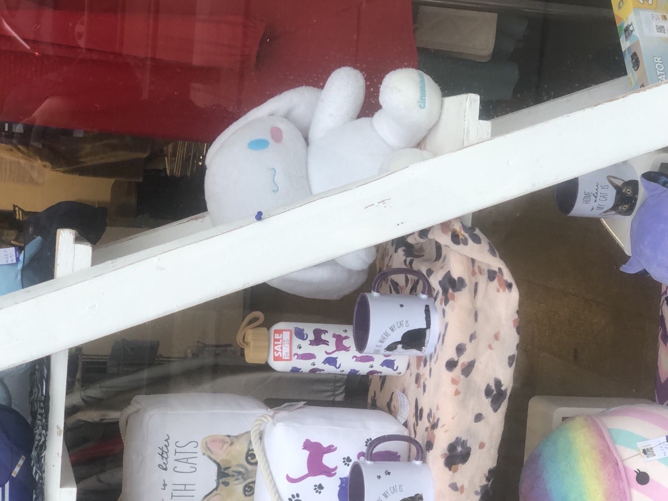 build a bear cinnamoroll plush bought at Cats Protection Charity Shop for £4.00