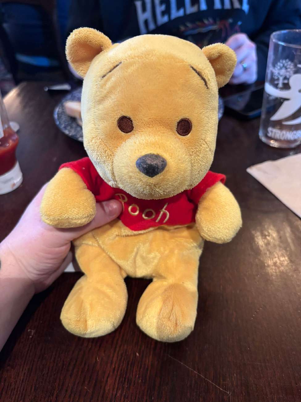 Pooh bear teddy product bought at PDSA for £3.00