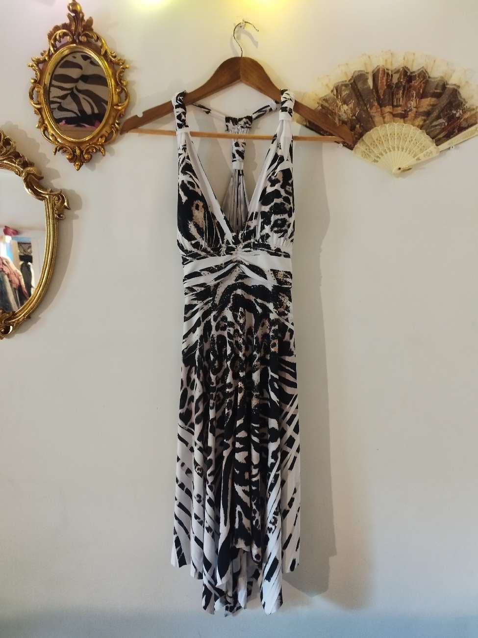 rhinestone animal print dress product bought at Marie Curie for £12.00