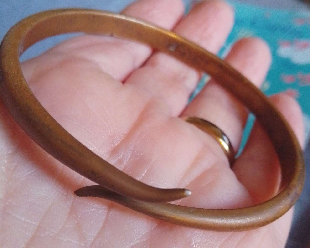 Small Bangle bought at Furness Homeless Charity shop for £0.50