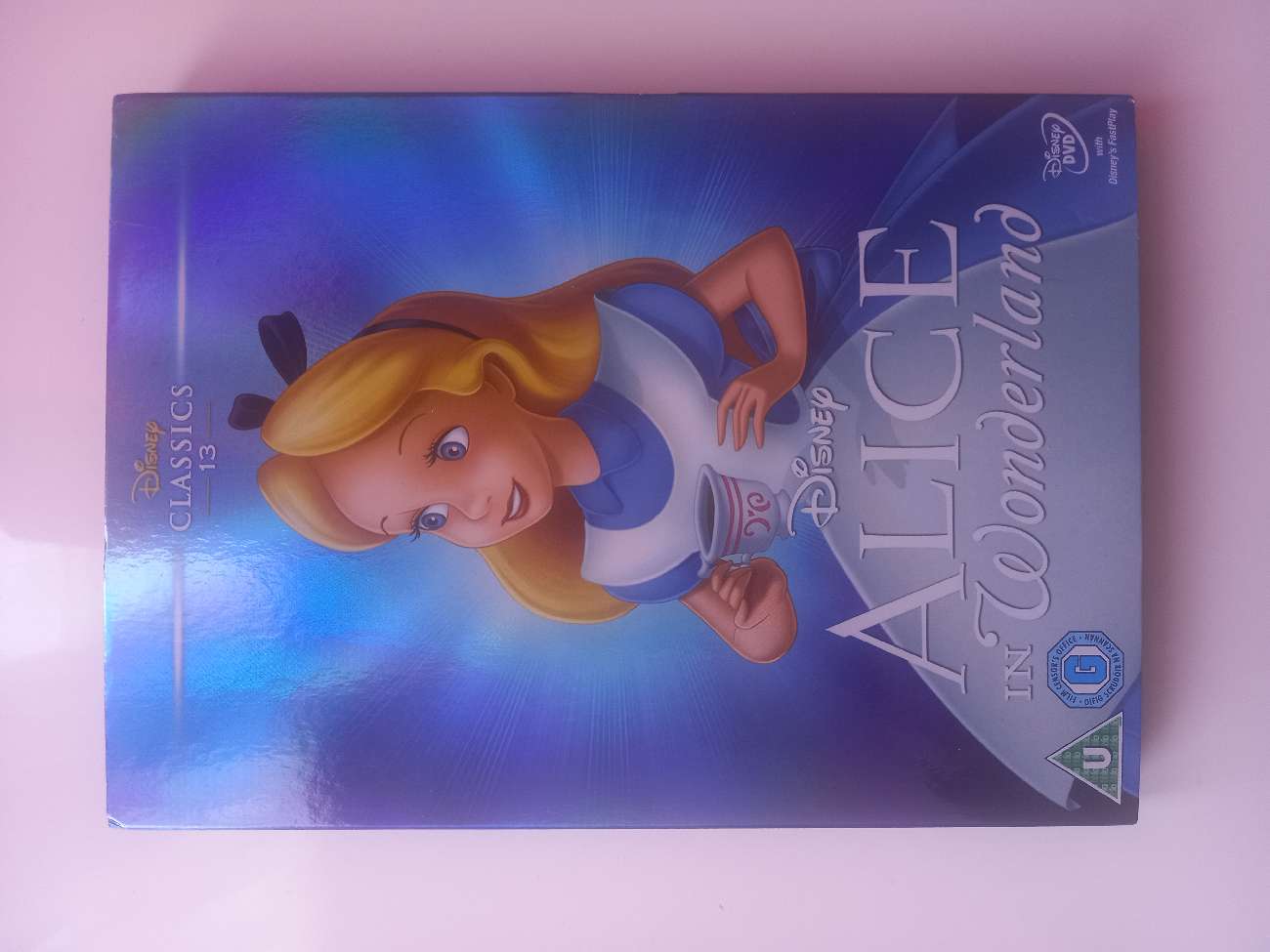 Disney Alice in wonderland dvd bought at Sue Ryder for £0.50
