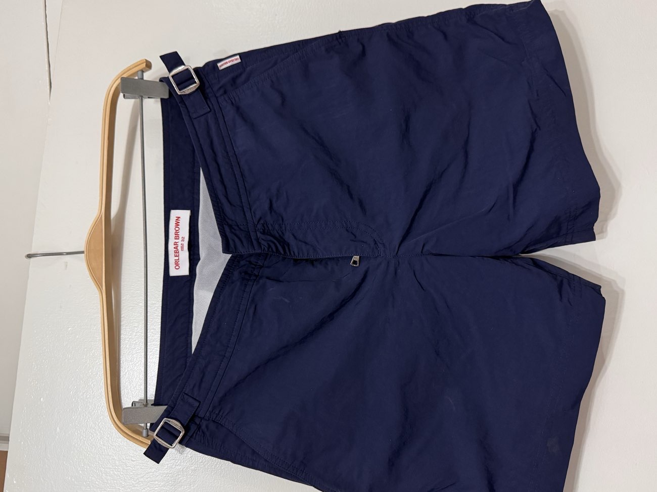 Orlebar Brown  shorts .  ( brand owned by chanel ) bought at TRAID for £22.00