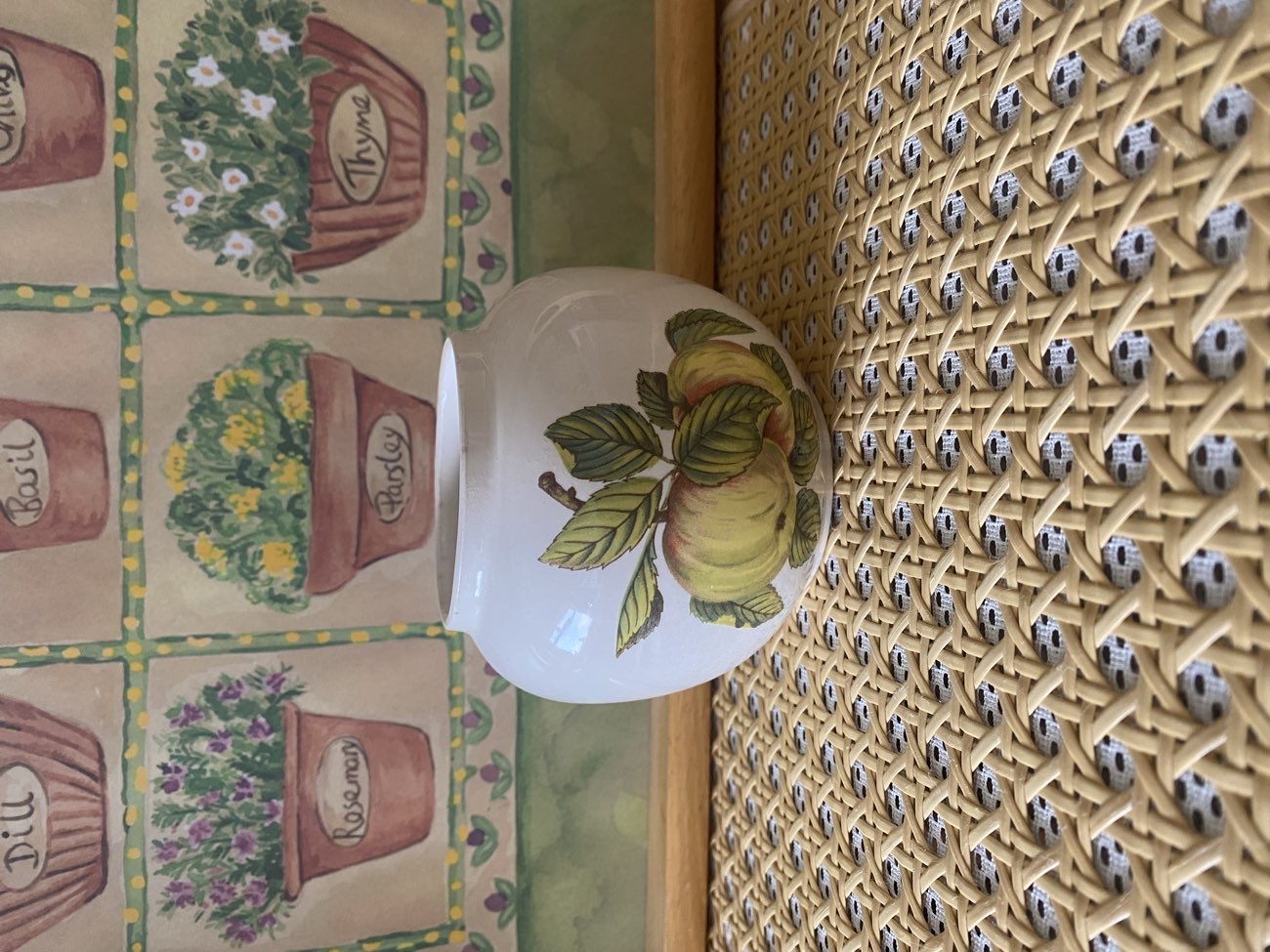 Ceramic Apple Fruit Pot π bought at The Hospice Shop for Β£1.75