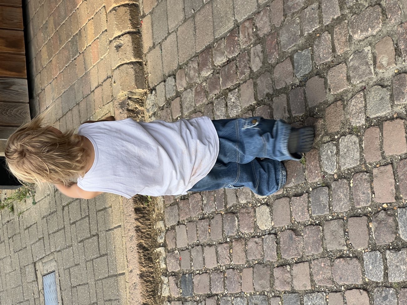 Kids Baggy Jeans bought at Salvation Army for Β£2.50