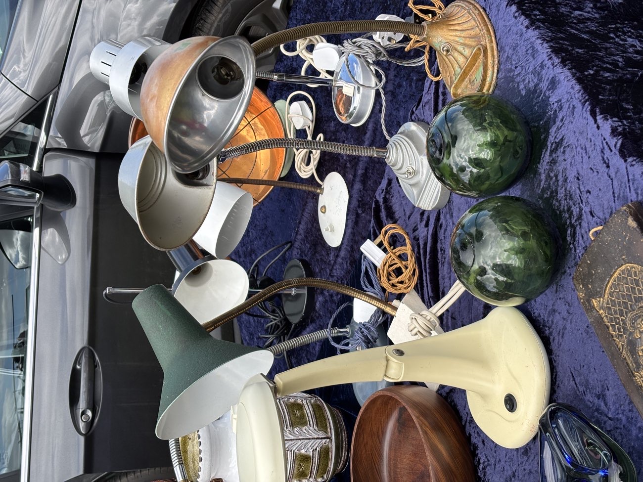 Such a nice set of lamps bought at Chiswick Car Boot Sale