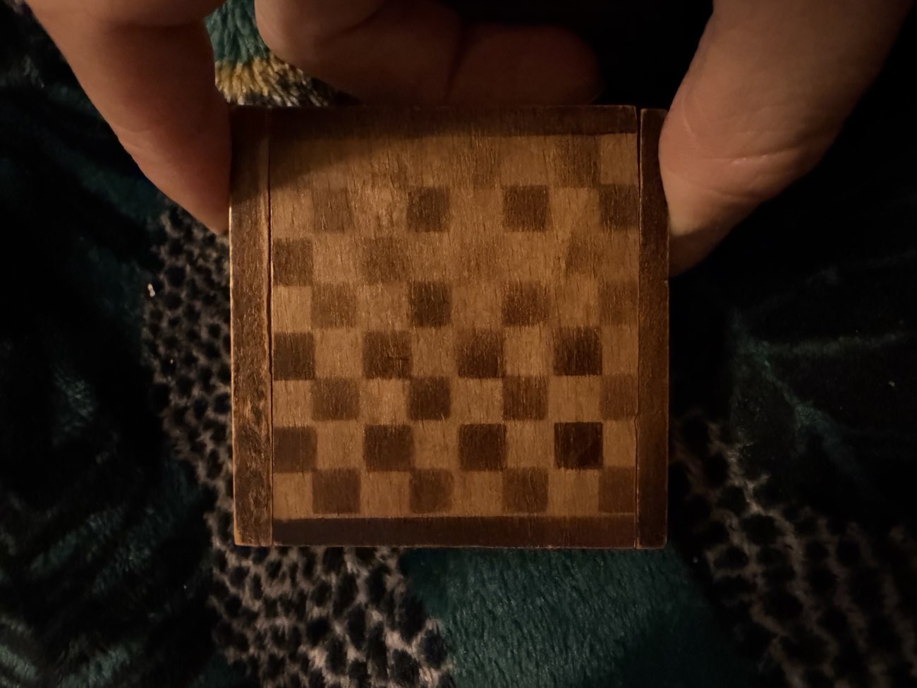 Tiny chess box bought at Antique & Vintage by Luca De Luca