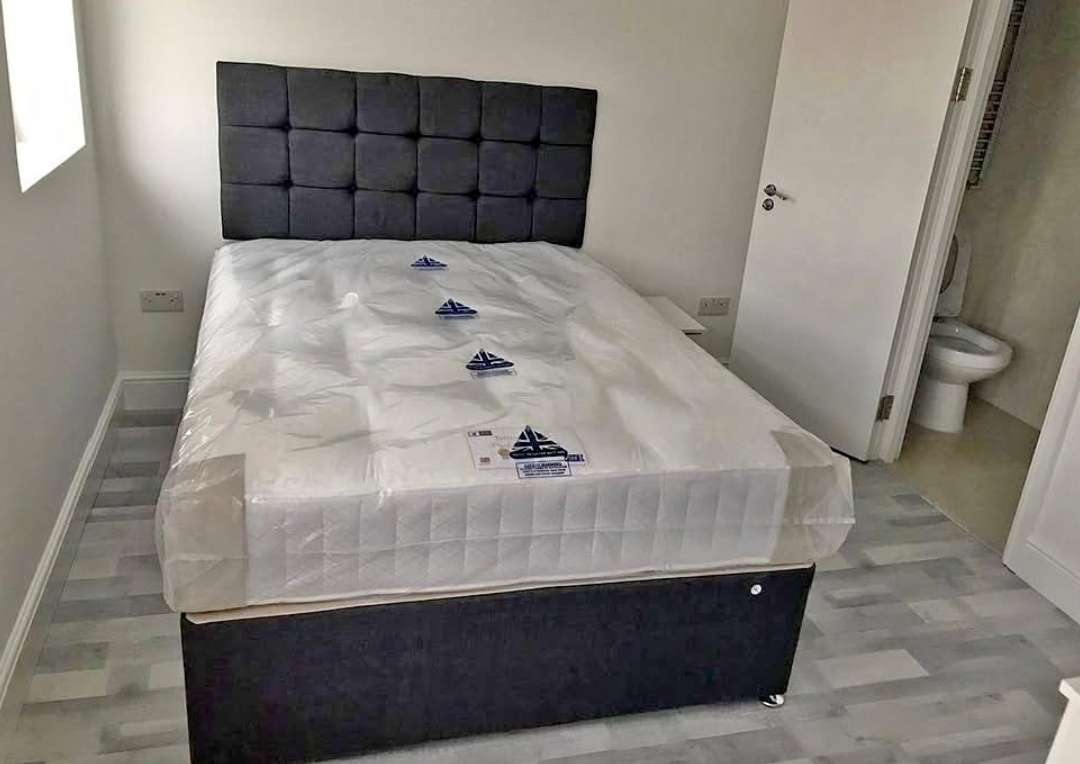 Divan King Size Bed Available With Free Home Delivery bought at Birmingham Hospice for £185.00