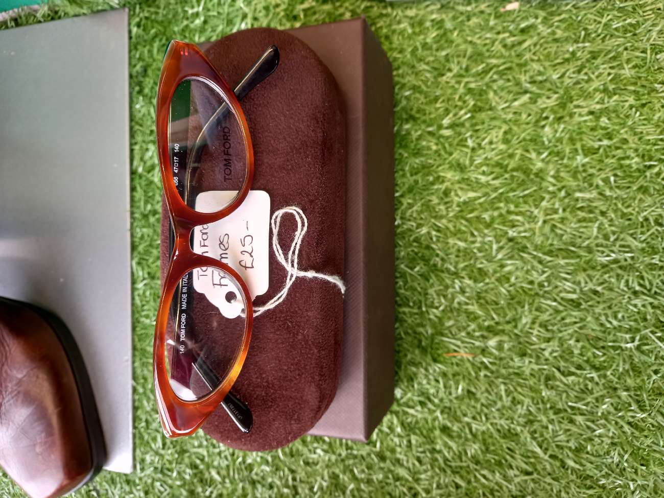 these looked soo nice. I took some pictures of the window display which is why there is "grass" bought at Salvation Army