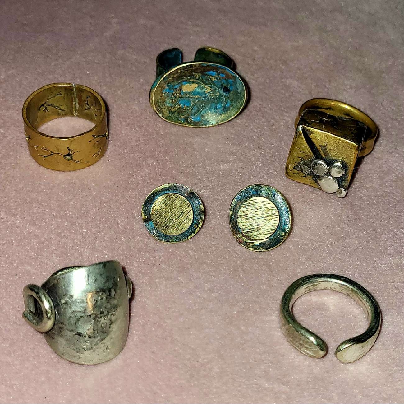 Handmade jewellery bought at R:evolve thrift + gift for £25.00