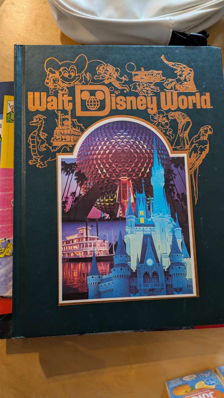 70s full colour Disney World book product bought at Emmaus Sheffield