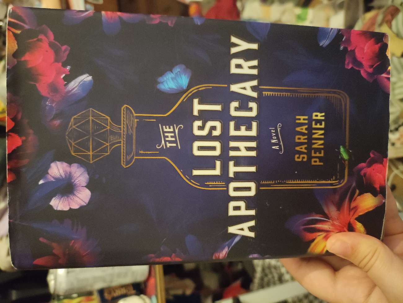 The Lost Apothecary- Sarah Penner (water damaged) bought at Oxfam Shop for £2.99