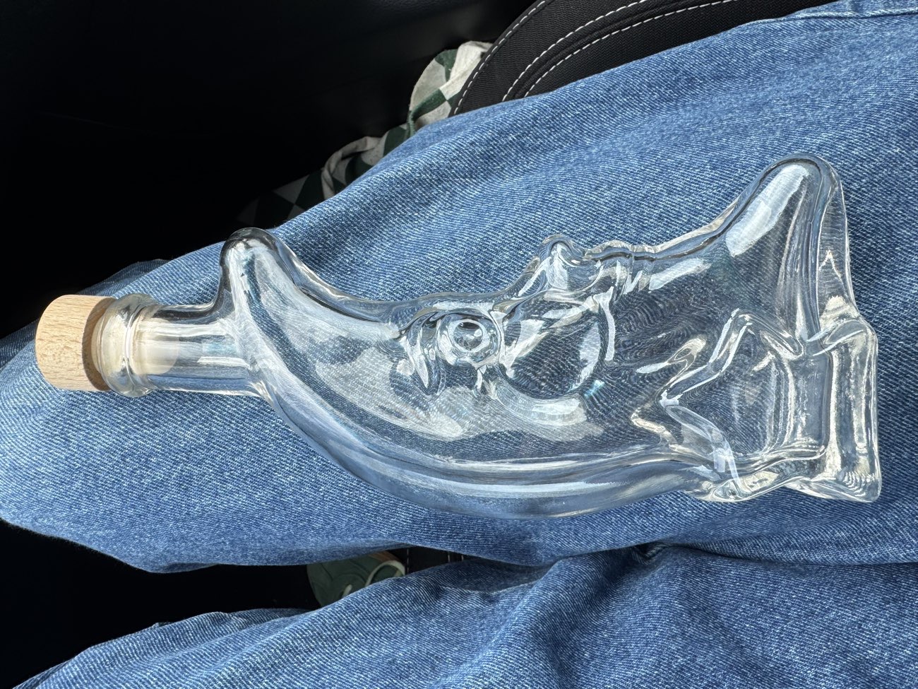 moon shaped glassware bought at Age Concern for £3.00