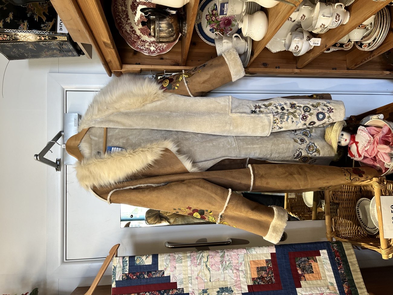 Embroidered Afghan Coat bought at Lighthouse for £35.00