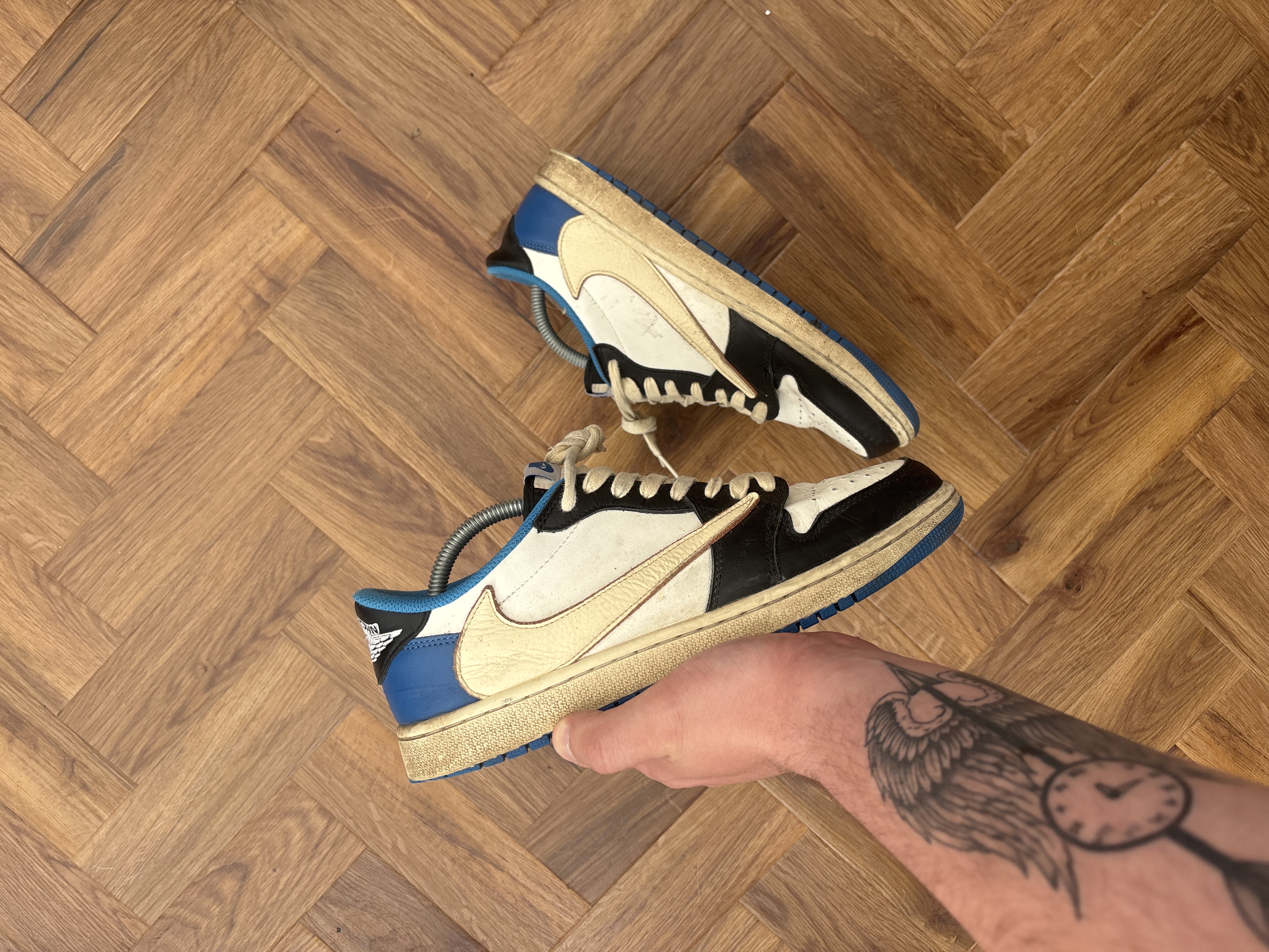 Travis Scott Jordan 1 ‘Fragments’ bought at The Salvation Army for £18.00