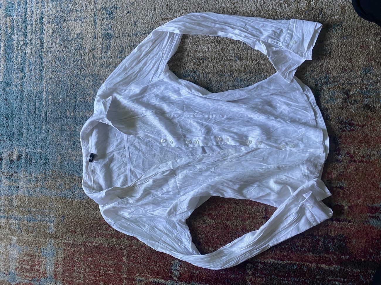 Cotton shirt bought at VINTAGE THRIFT WAREHOUSE for £9.99