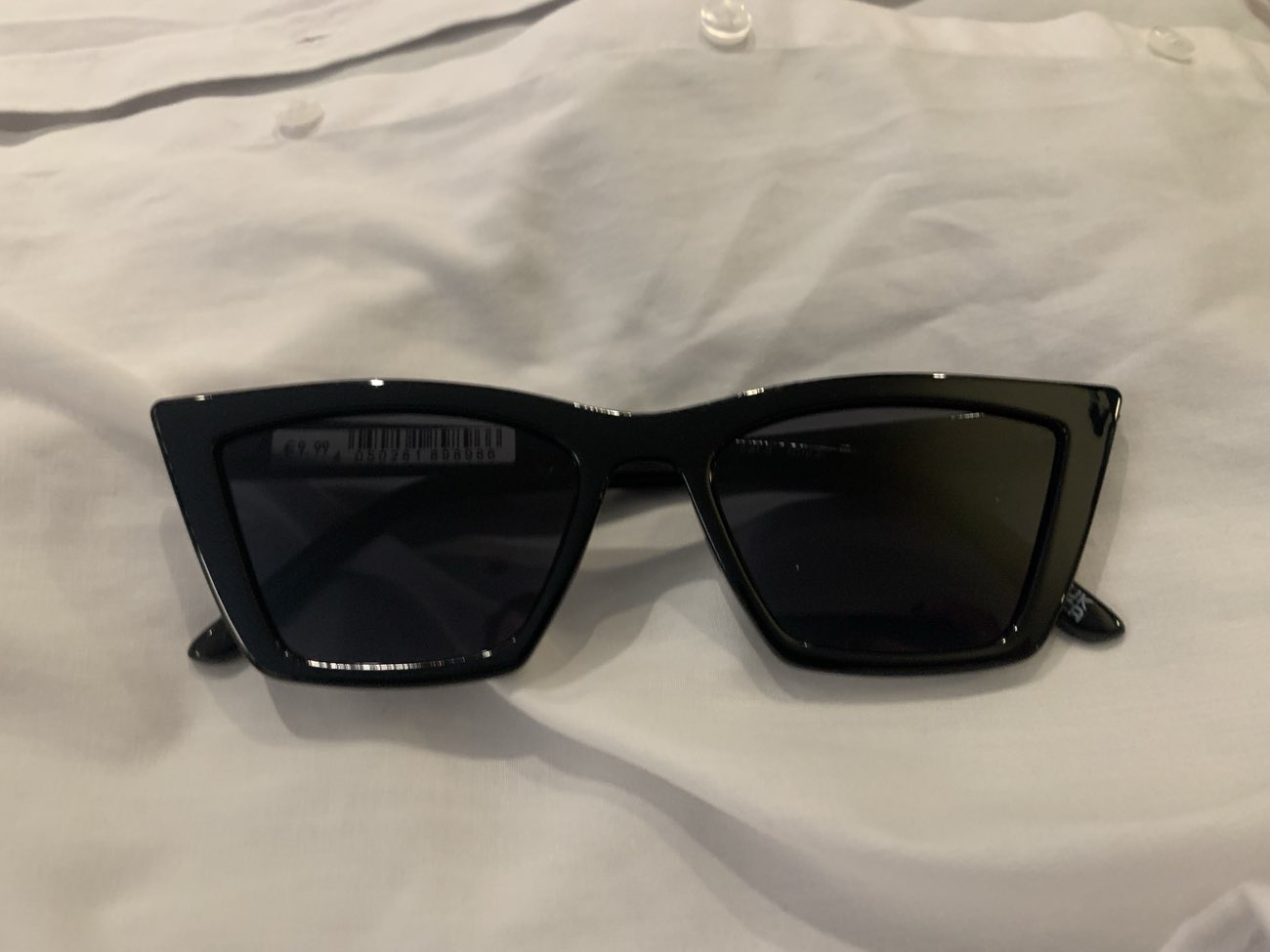 3 for a fiver sunglasses bought at Oxfam Shop for £5.00