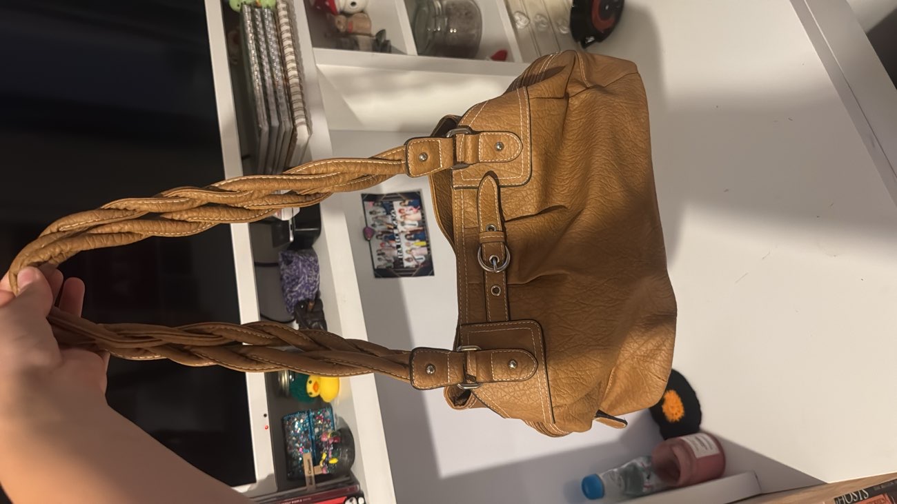 Brown Handbag bought at Havens Hospices for £4.00