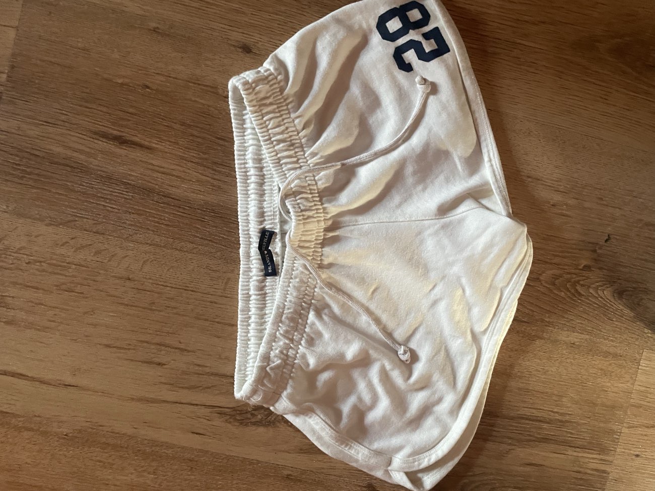 cutest ever brandy melville mini shorts I am so hyped right now product bought at TRAID for £6.99