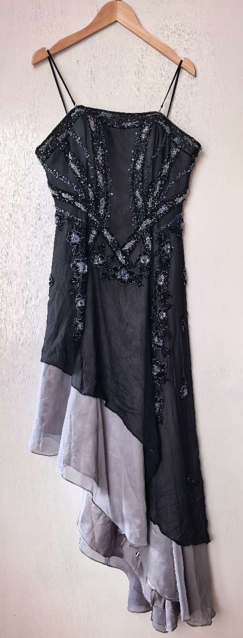 Black Beaded Prom Dress bought at PDSA for £14.99
