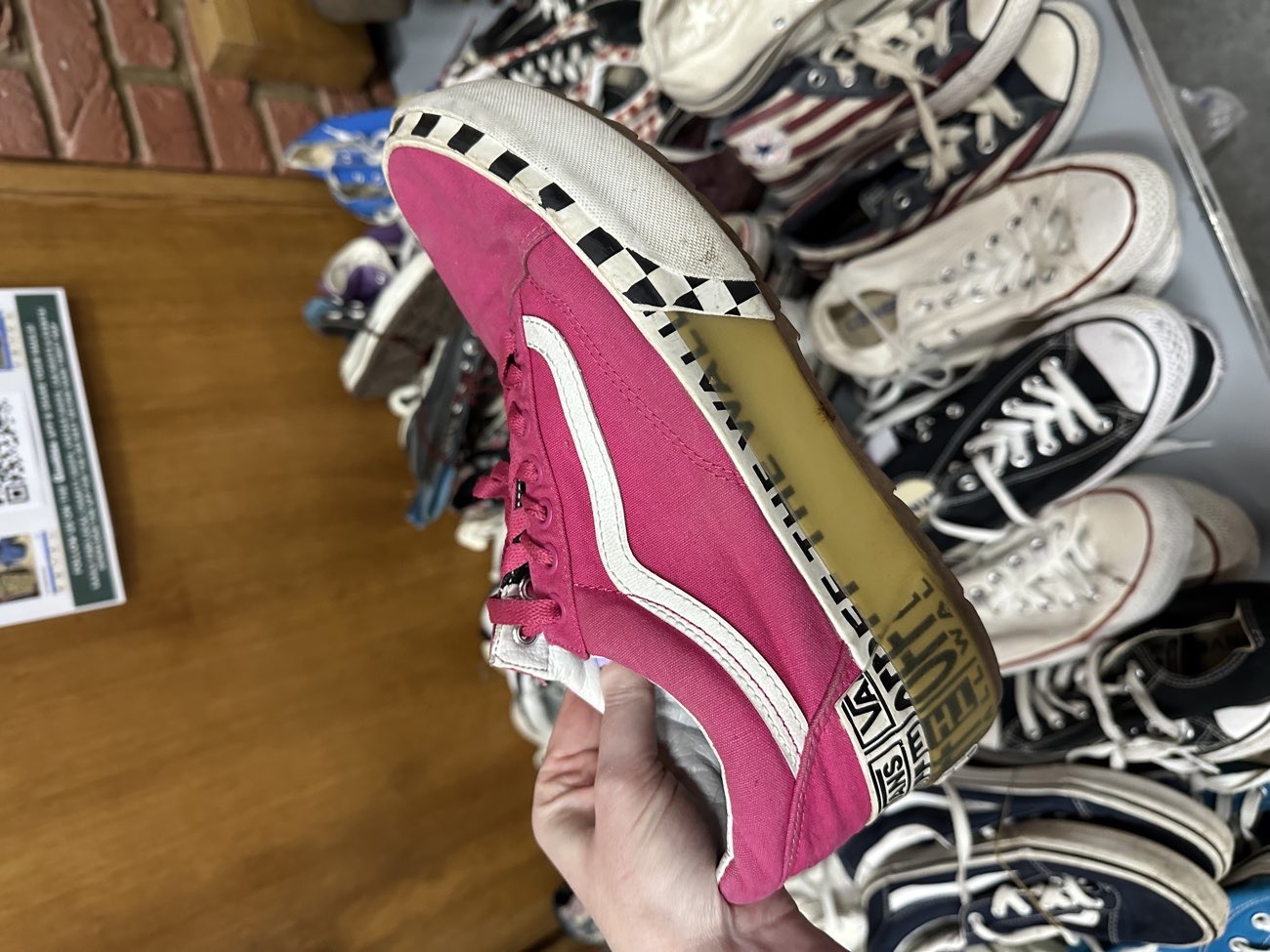 Platform Vans bought at Swipe Vintage x Harrow Kilo Sale for £5.00