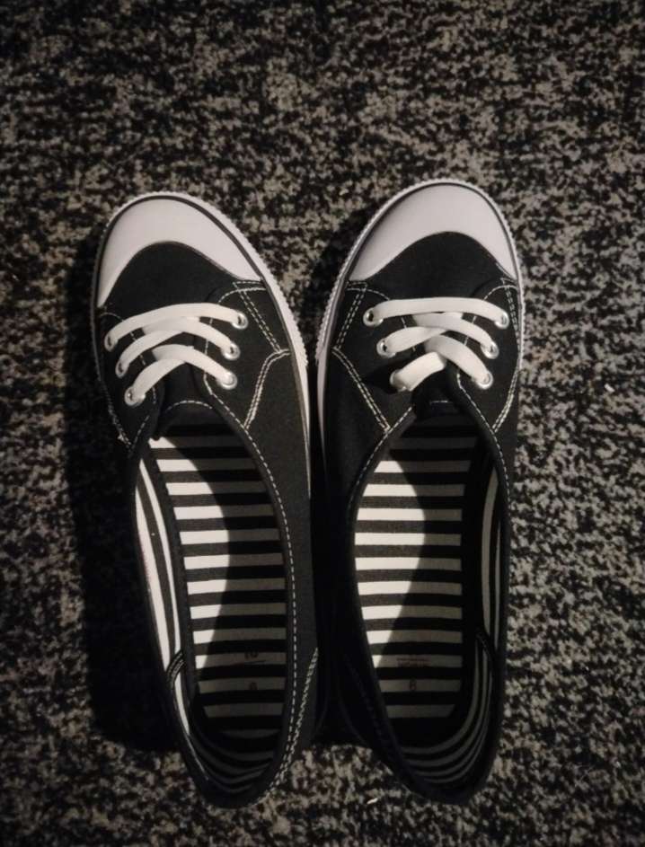 Knock Off Toe Converses (Don't know what to call them ππ) bought at Salvation Army Superstore for Β£1.00
